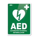 Aero Healthcare CARDIACT Poly AED Sign 22.5 x 30cm